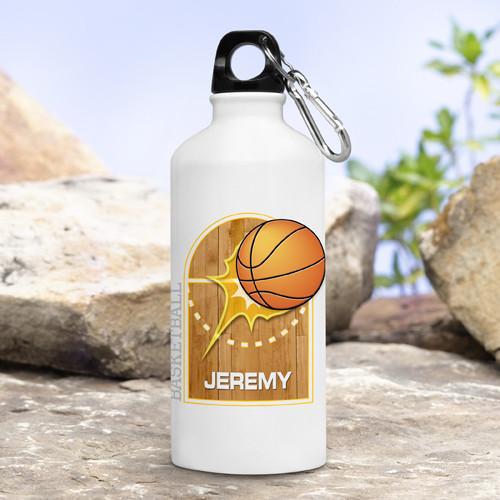 Personalized Kid&#039;s Sports Water Bottles - Basketball