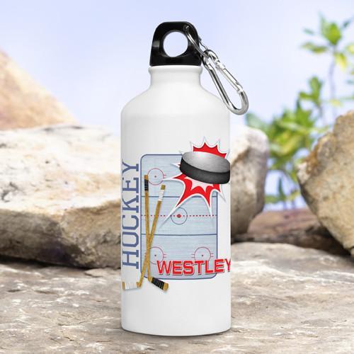 Personalized Kid&#039;s Sports Water Bottles - Hockey