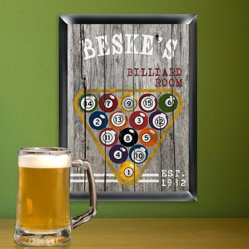 Personalized Traditional Man Cave Pub Signs