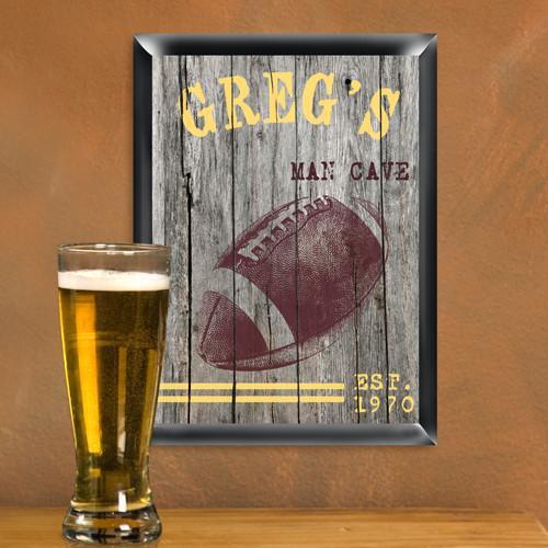 Personalized Traditional Man Cave Pub Signs