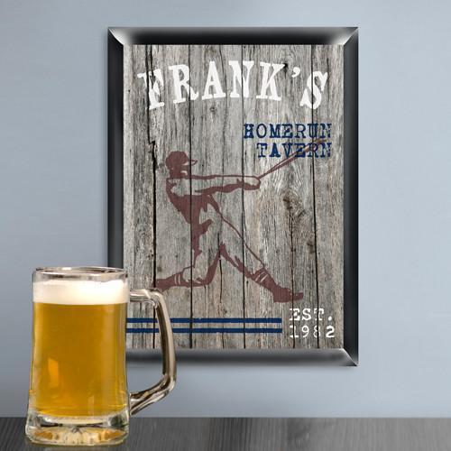 Personalized Traditional Man Cave Pub Signs