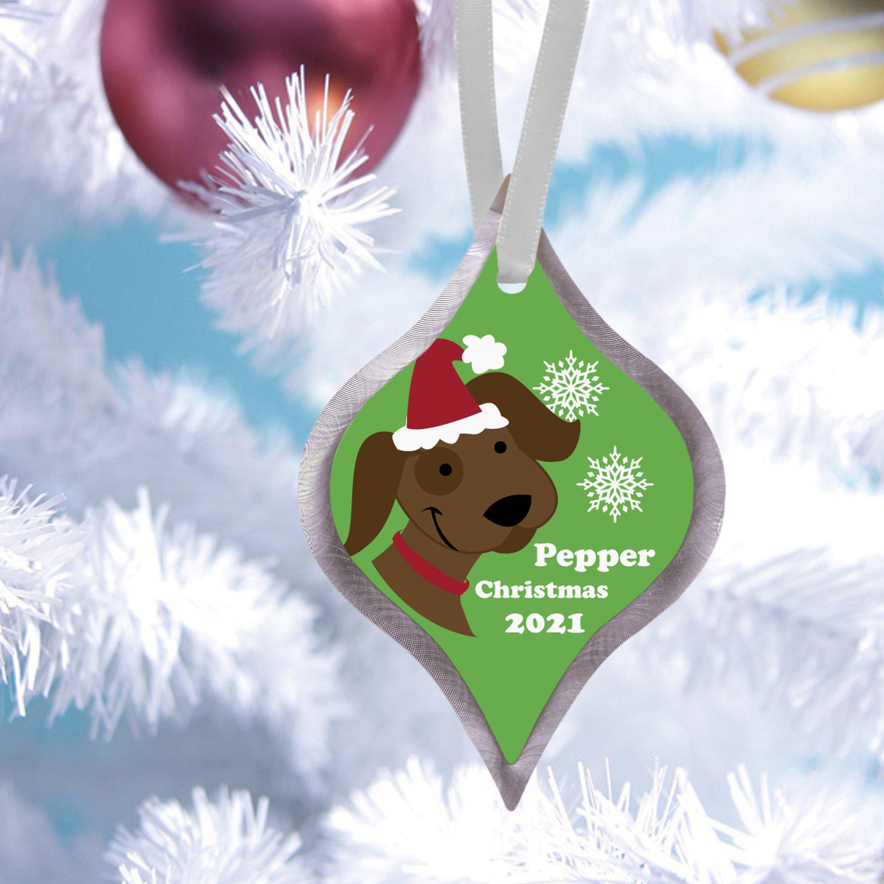 Personalized Elegant Christmas Ornament