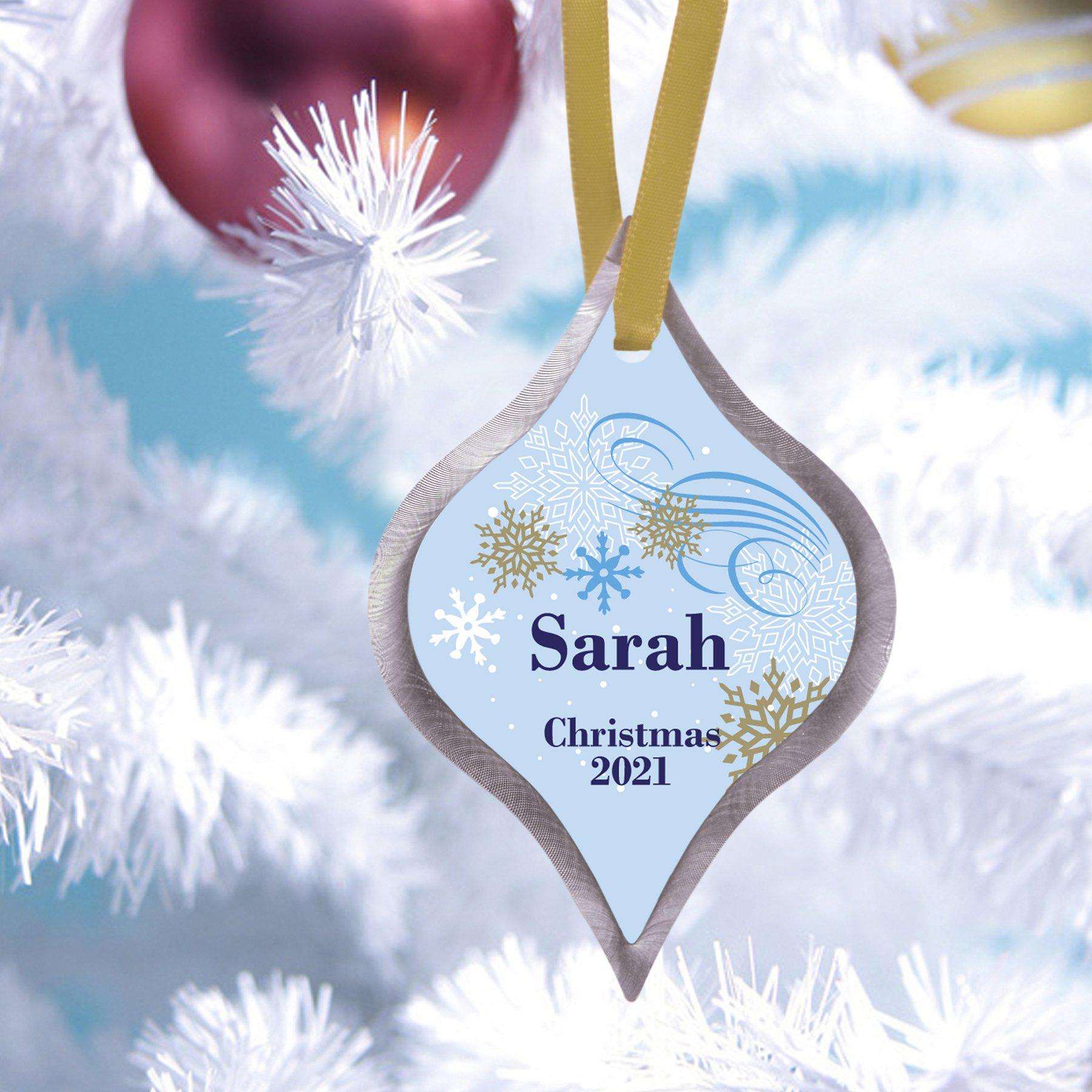 Personalized Elegant Christmas Ornament