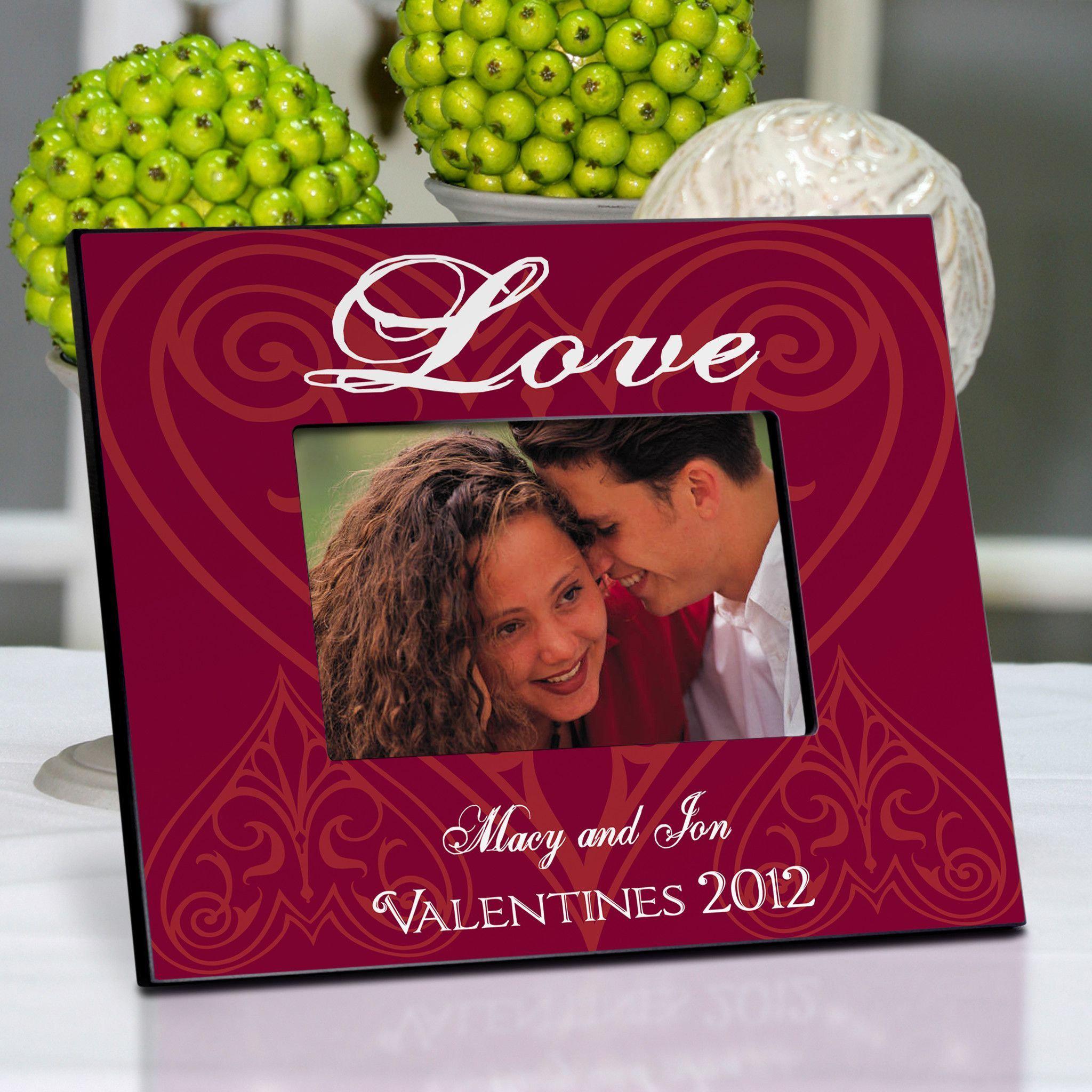 Personalized Valentine&#039;s Day Date Frame