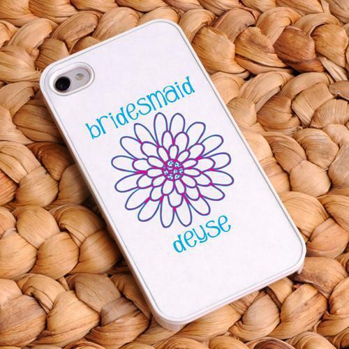 Personalized Bride and Bridesmaid iPhone Cover
