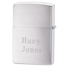 Personalized NFL Zippo Brushed Chrome Lighter