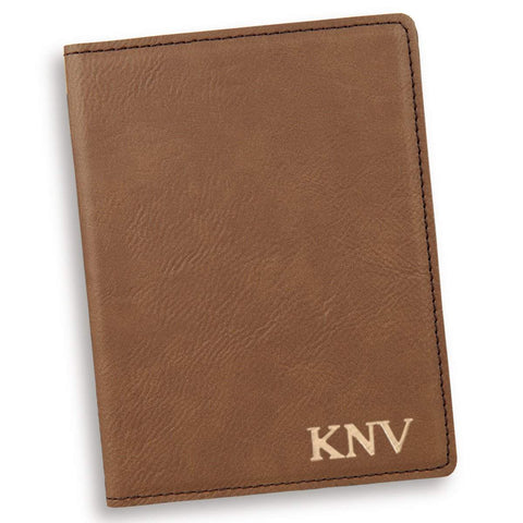 Buy Personalized Dark Brown Passport Holder