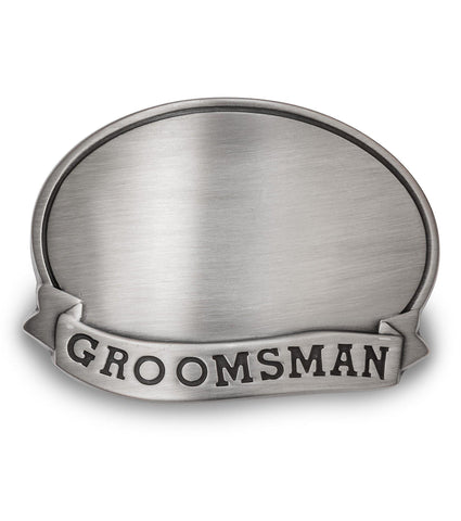 Buy Personalized Groomsmen Cocktail Shaker with Pewter Medallion