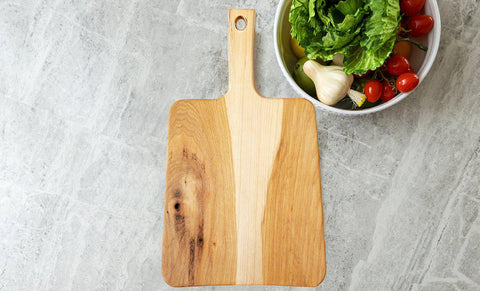 Buy Personalized Hickory Keystone Handled Cutting Boards