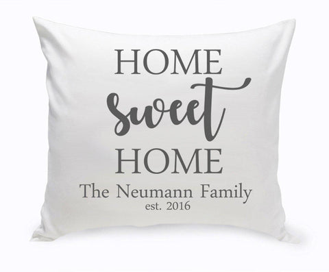 Buy Personalized Home Sweet Home Throw Pillow (Insert Included)