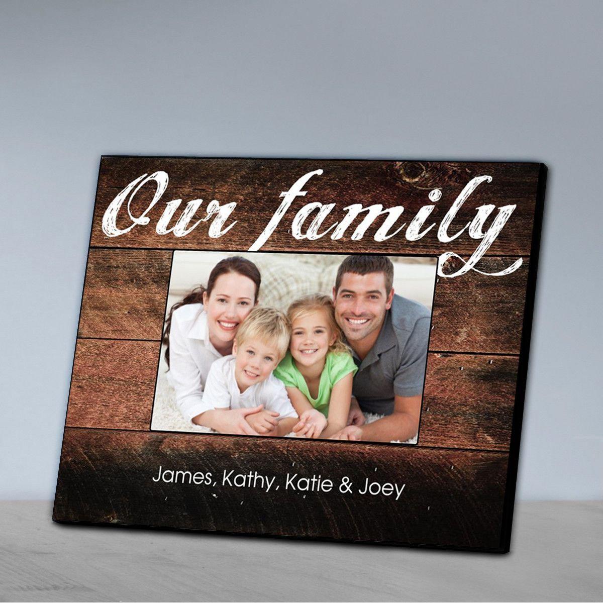 Personalized Family Picture Frame - Our Family