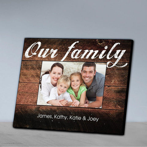 Buy Personalized  Our Family Picture Frame