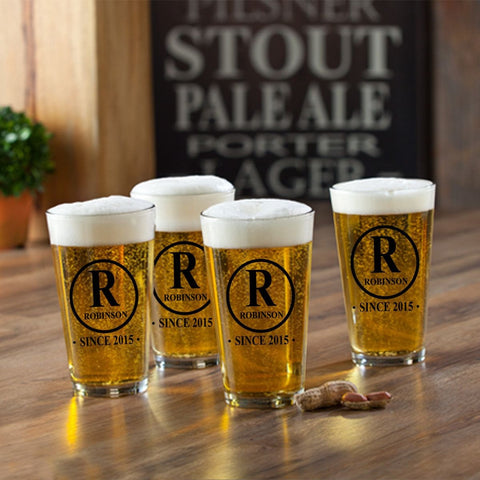 Buy Personalized Pub Glass Set - Set of 4