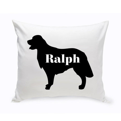 Buy Personalized Dog Throw Pillow - Dog Silhouette (Insert Included)