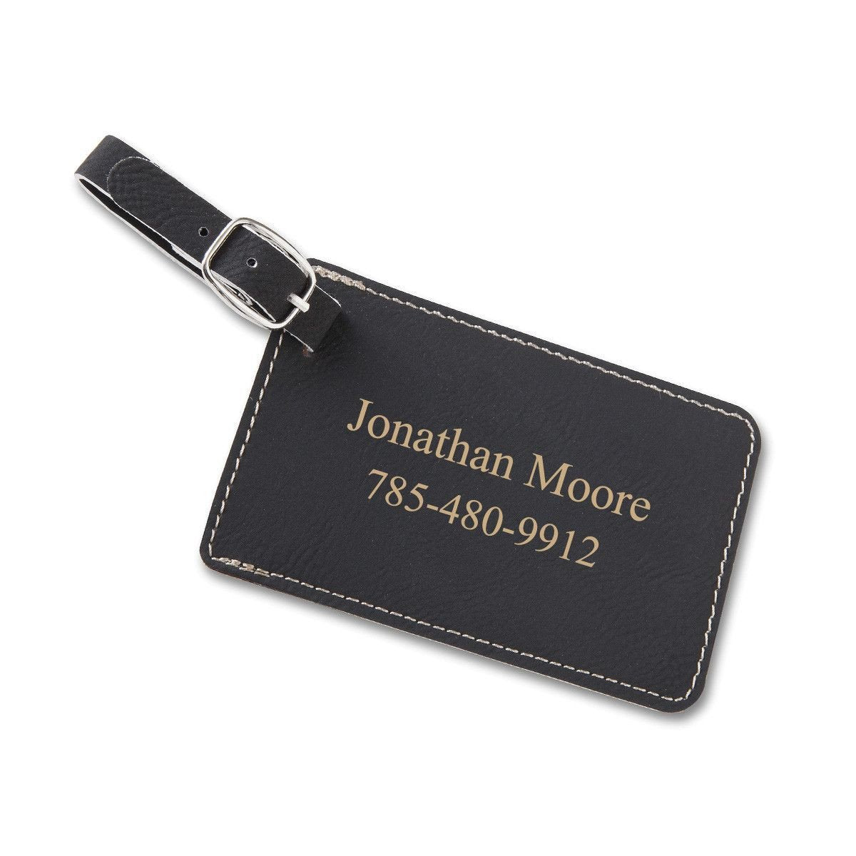 Personalized Leatherette Luggage Tags
