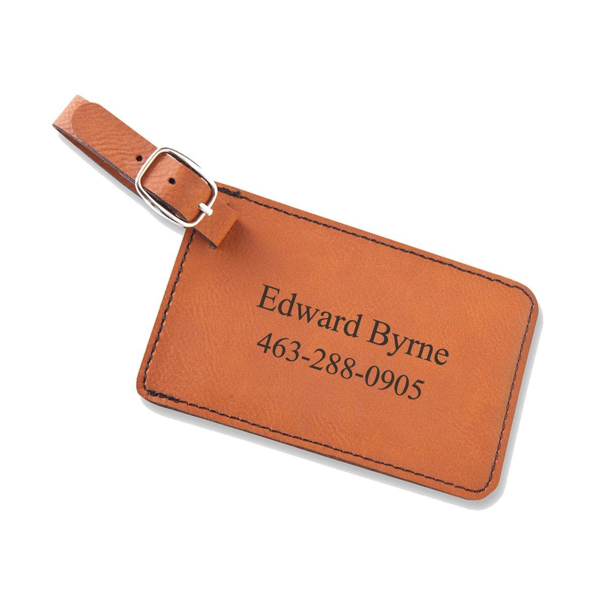 Personalized Leatherette Luggage Tags