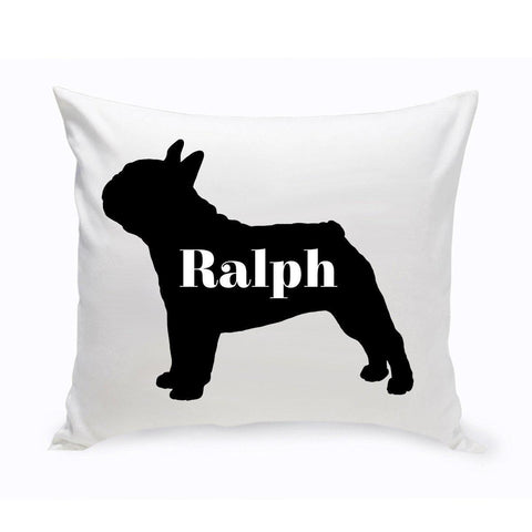 Buy Personalized Dog Throw Pillow - Dog Silhouette (Insert Included)