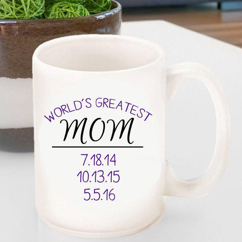 Buy Personalized World's Greatest Mom Coffee Mug