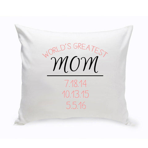 Buy World's Greatest Mom Throw Pillow