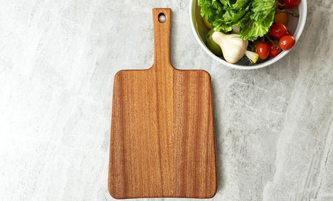 Buy Personalized Mahogany Keystone Handled Cutting Boards