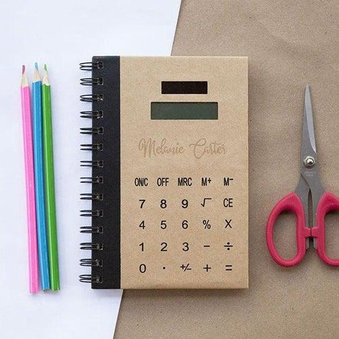 Buy Personalized Calculator Notebook