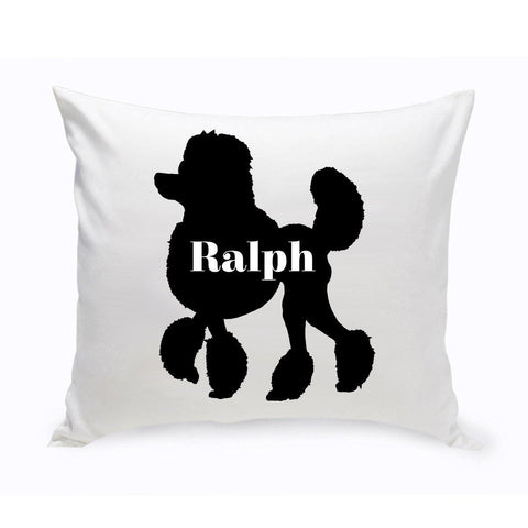 Buy Personalized Dog Throw Pillow - Dog Silhouette (Insert Included)