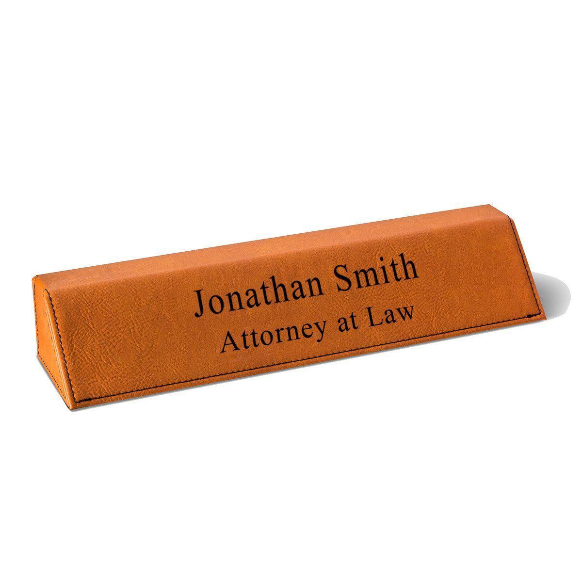 Personalized Desk Name Plate