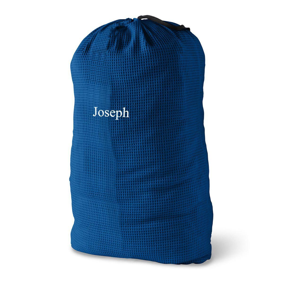 Personalized Waffle Knit Laundry Bags