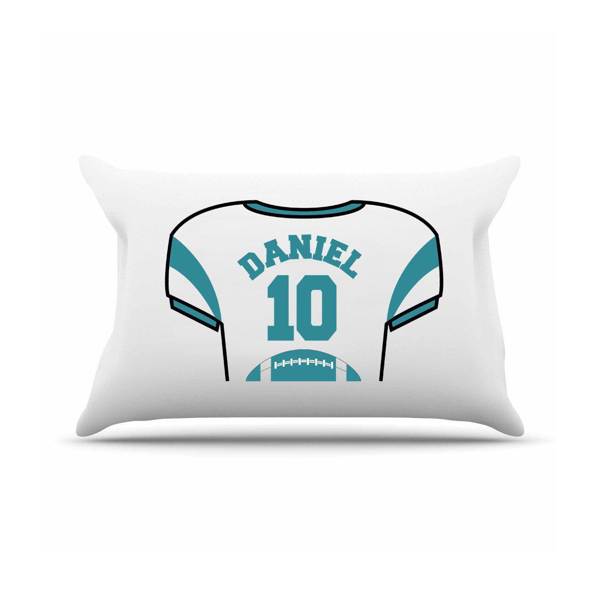 Personalized Kids Jersey Pillow Case