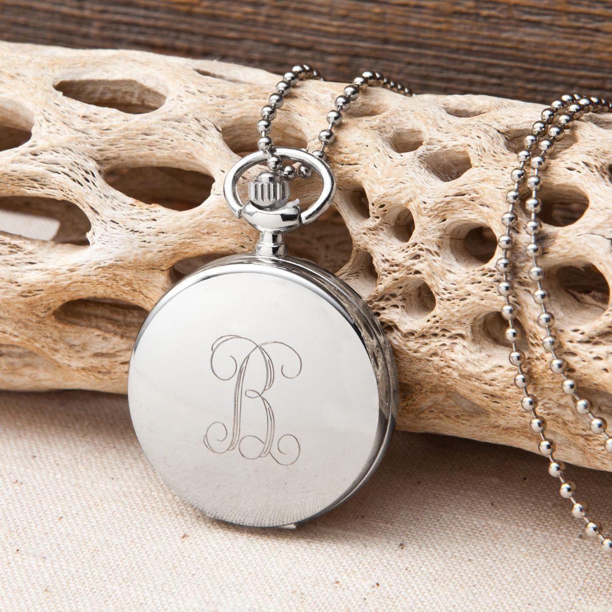 Personalized Women&#039;s Clock Pendant Necklace