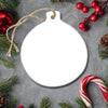 Buy Personalized Porcelain Merry Christmas Ornaments