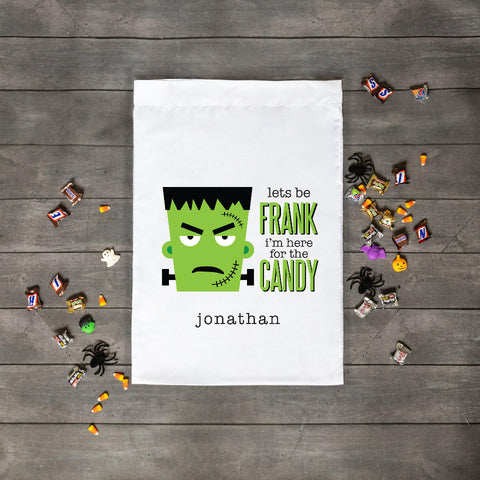 Buy Personalized Frankenstein Candy Halloween Trick-or-Treat Bag