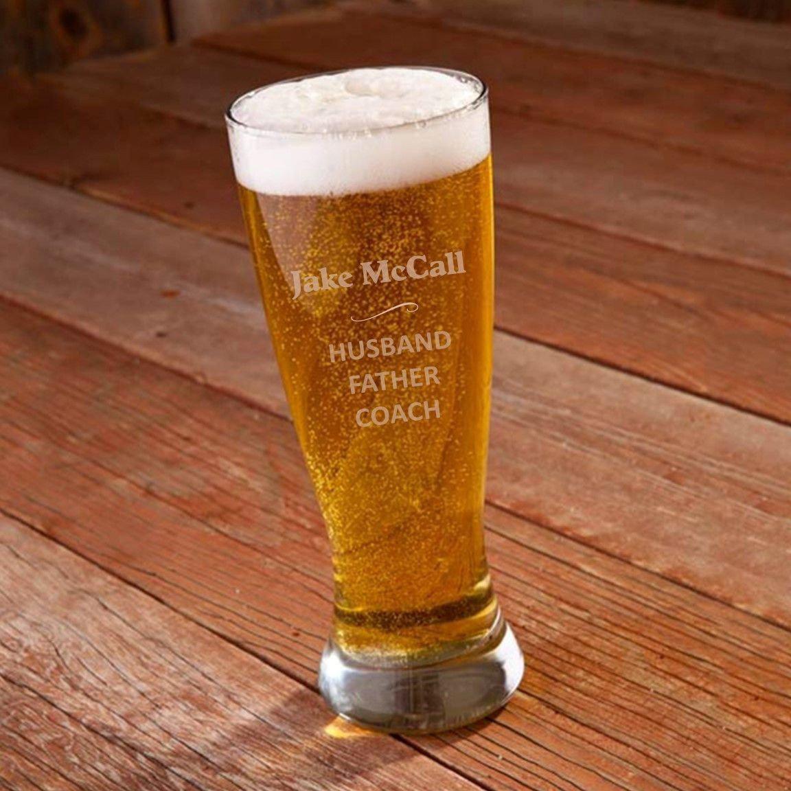 Personalized Engraved 22 Oz. Pilsner - My Dad Defined