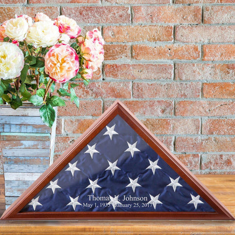 Buy Personalized Flag Display Case