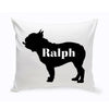 Buy Personalized Dog Throw Pillow - Dog Silhouette (Insert Included)