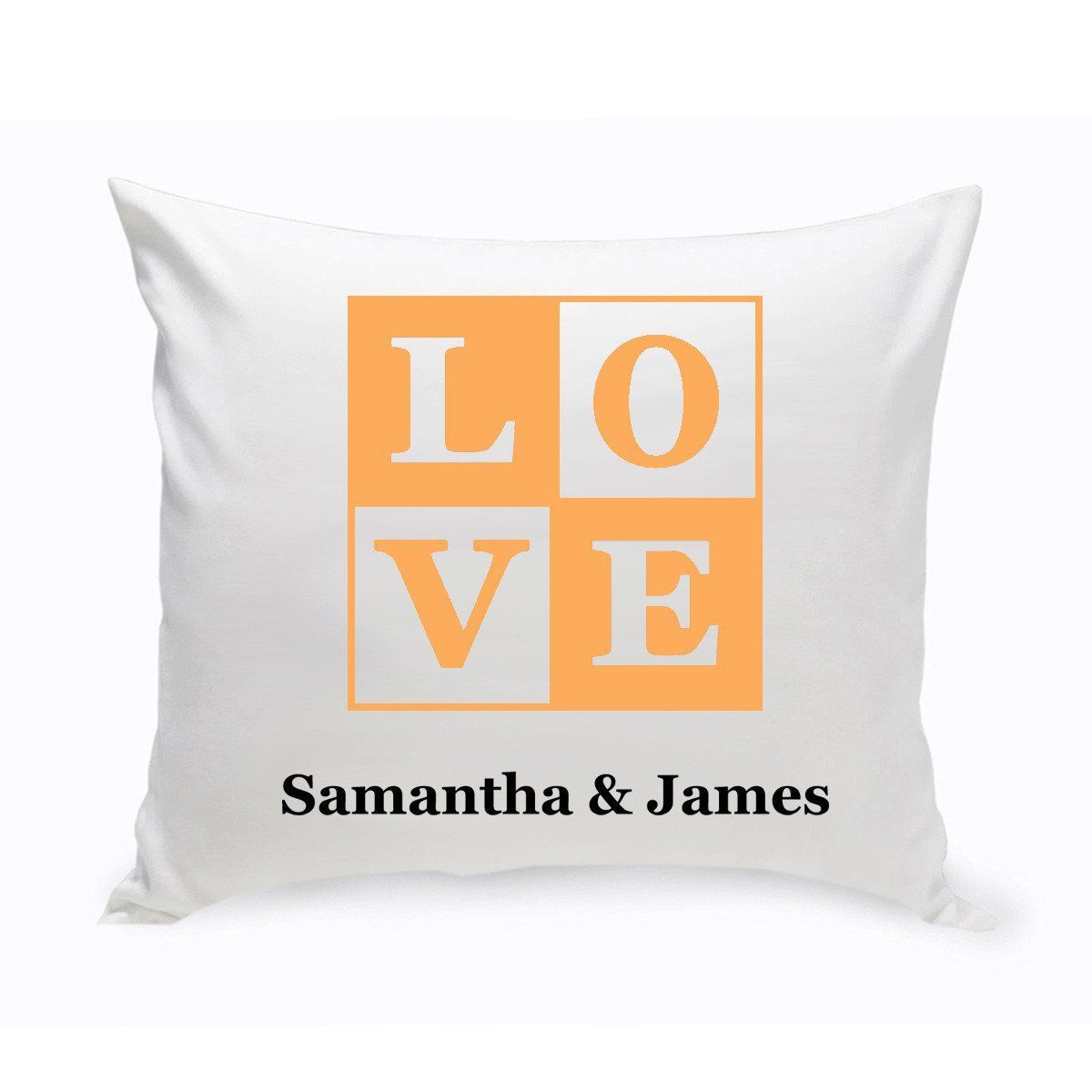 Personalized Couples Unity Throw Pillow