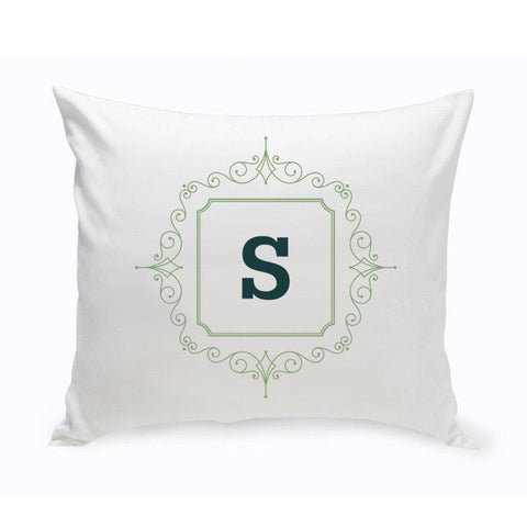 Buy Personalized Initial Motif Throw Pillow