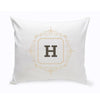 Buy Personalized Initial Motif Throw Pillow