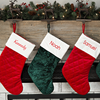 Buy Personalized Velvet Christmas Stockings