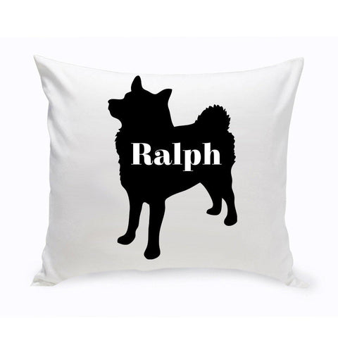 Buy Personalized Dog Throw Pillow - Dog Silhouette (Insert Included)