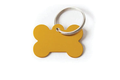 Personalized Large Pet Tags - Gold - Qualtry