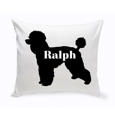 Buy Personalized Dog Throw Pillow - Dog Silhouette (Insert Included)