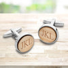 Buy Personalized Bamboo Cufflinks for Men