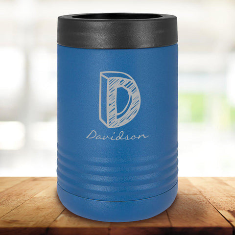 Buy Personalized Royal Blue Can Cooler