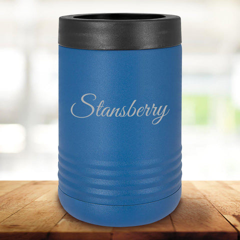 Buy Personalized Royal Blue Can Cooler
