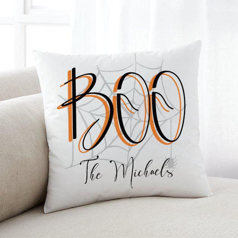 Buy Personalized Boo Halloween Throw Pillow (Insert Included)