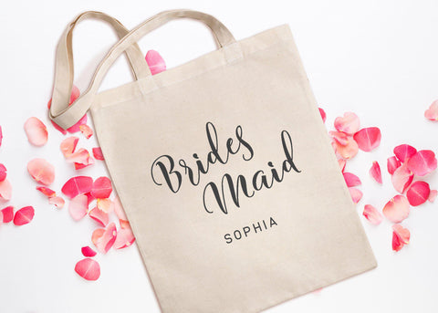 Buy Personalized Bridesmaid Tote Bags