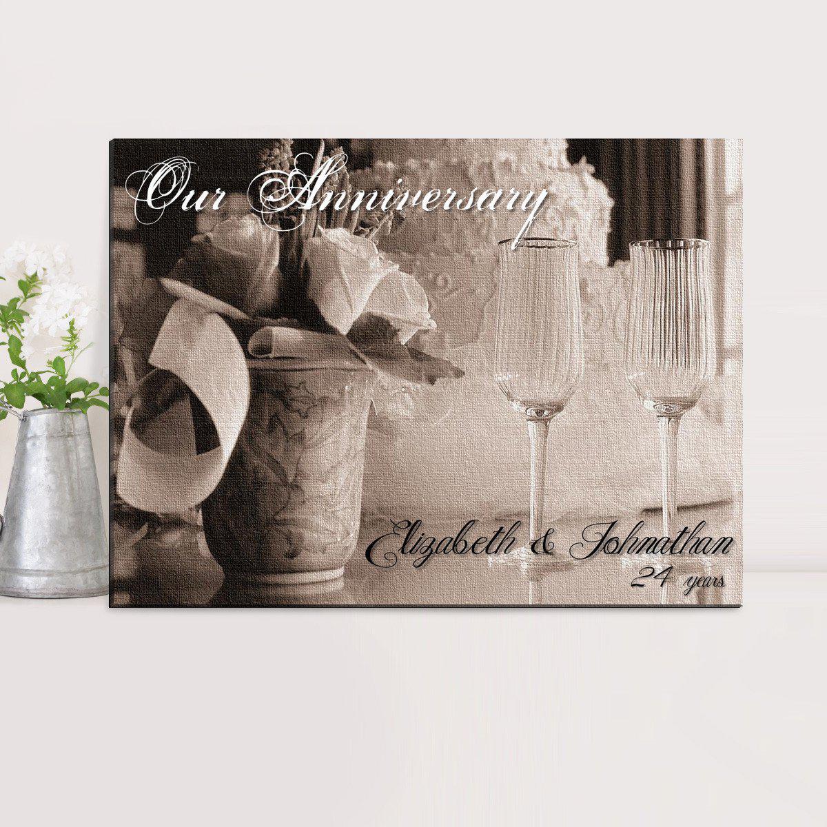 Personalized Couples Canvas Sign