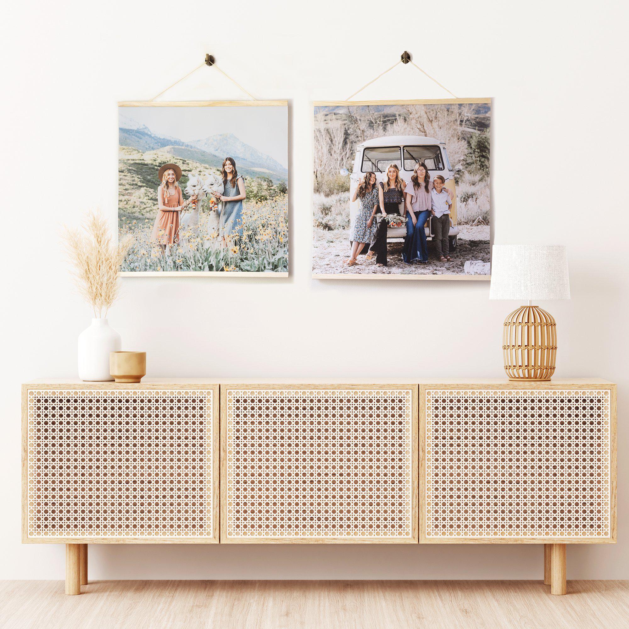 Image of Personalized Hanging Canvas Prints