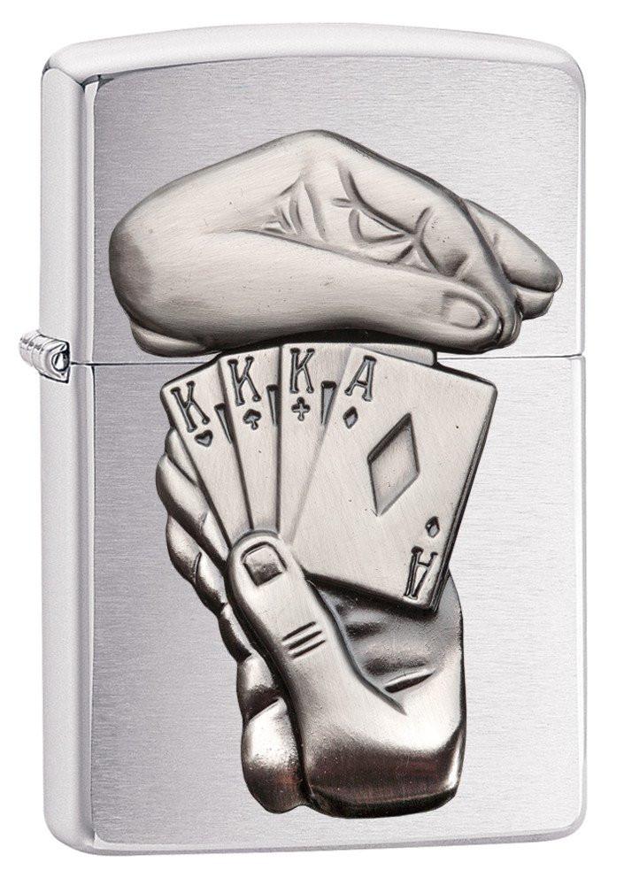 Personalized Full House Emblem Zippo Lighter